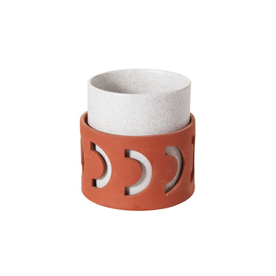 Sumati Pot w/ Terracotta Saucer, Large