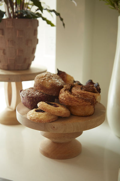 Corzo Wooden Cake/Plant Stand