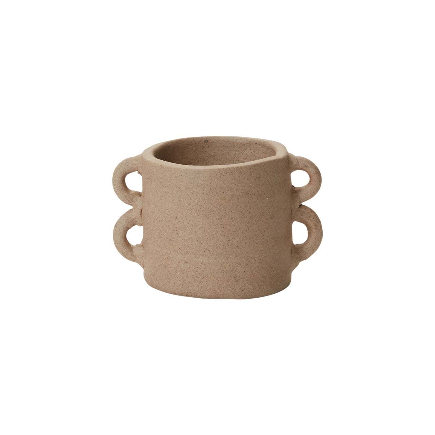 Tan Cassia Pot, 3.5"