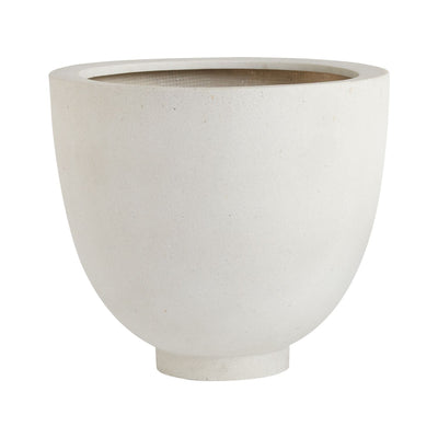 White Bandani Outdoor Pot, Large