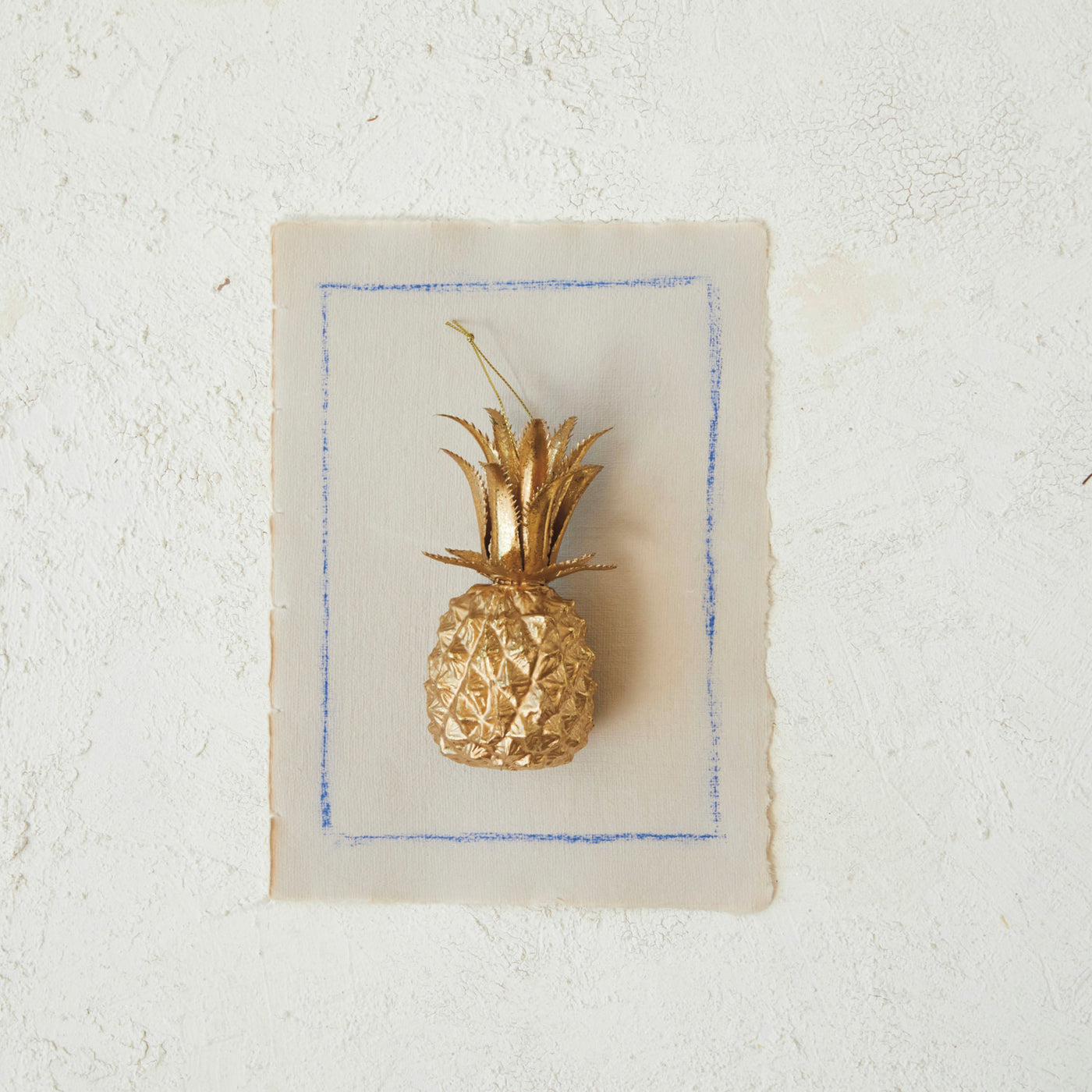 Gold Pineapple Ornament