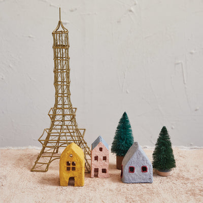 Wire Eiffel Tower, Antique Brass