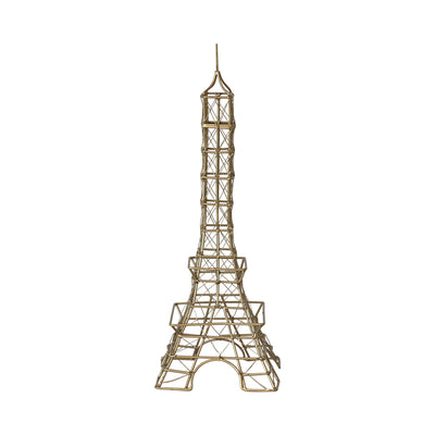 Wire Eiffel Tower, Antique Brass