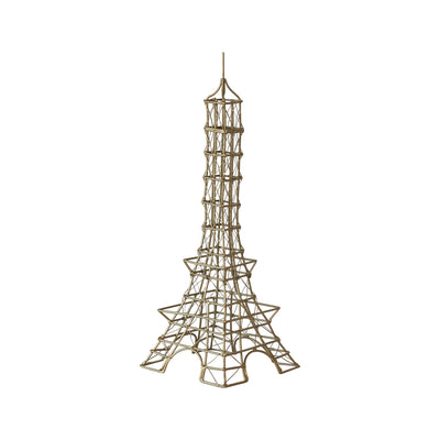 Wire Eiffel Tower, Antique Brass