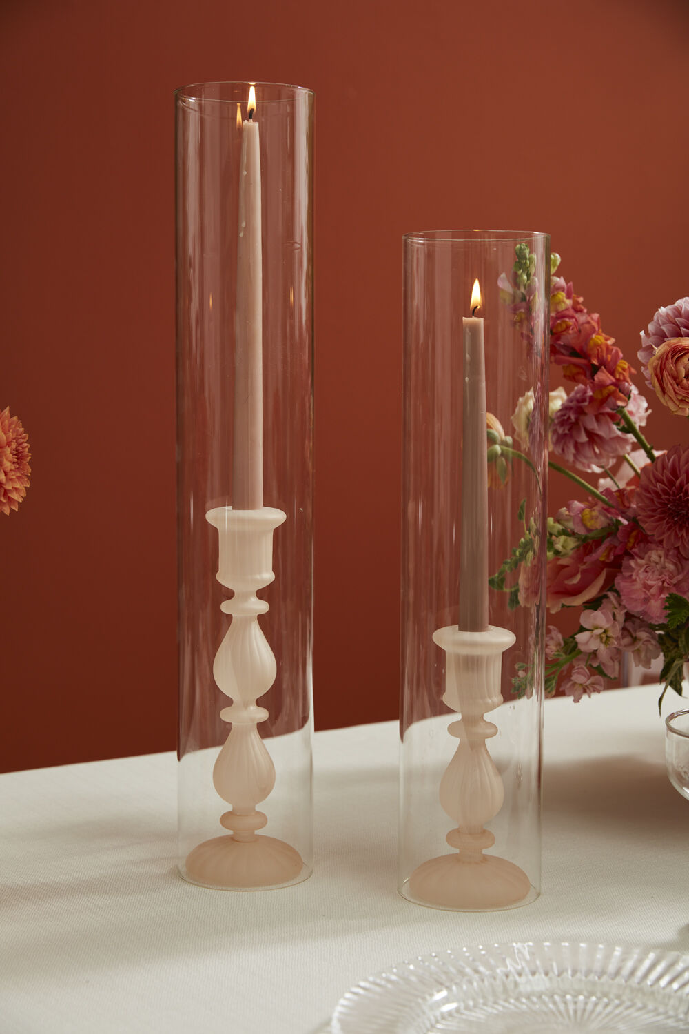 Encanto Candlestick Holder, Set of 2, Large