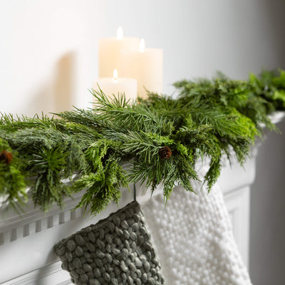 6' L Lush Green Cedar Garland