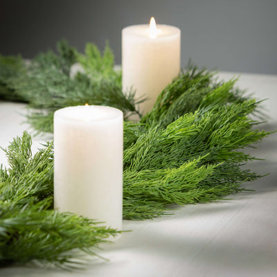 6' L Lush Green Cedar Garland