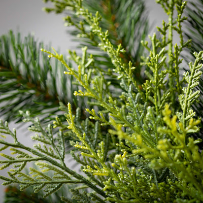 Lush Green Douglas Fir Stem, 19"