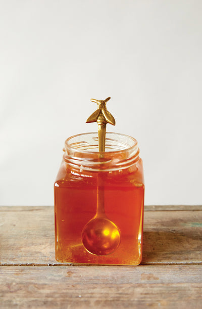 Brass Spoon with Bee