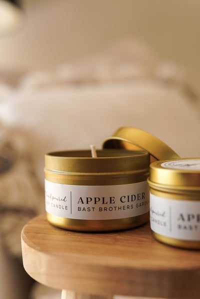 04 Ounce Apple Cider Tin Candle