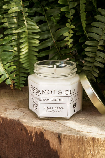04 Ounce Bergamot & Oud Candle