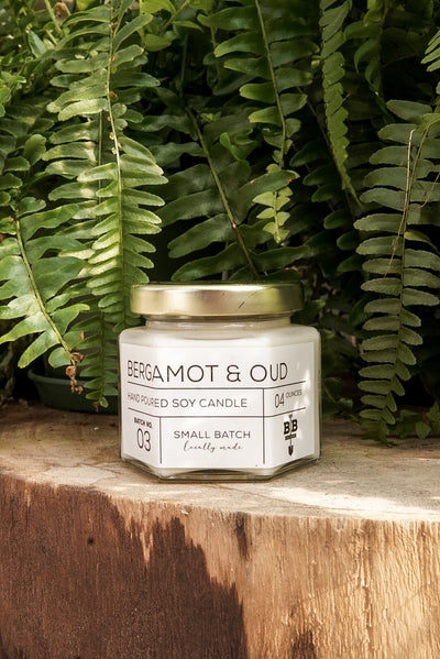 04 Ounce Bergamot & Oud Candle