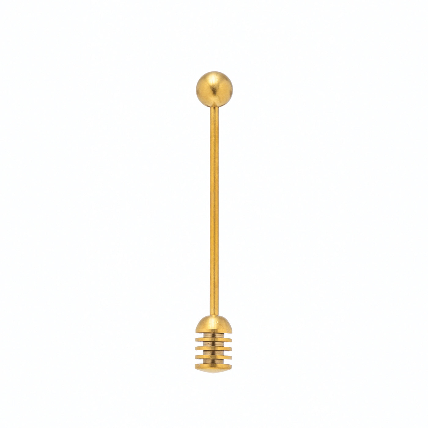 Stainless Steel Honey Dipper, Gold