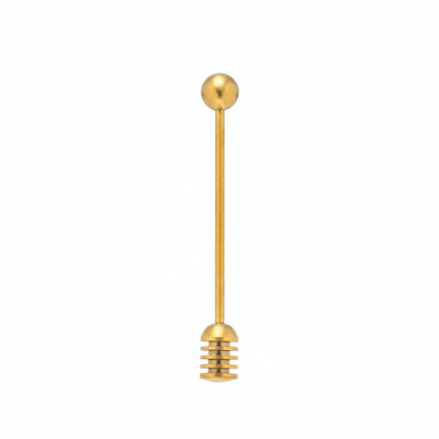 Stainless Steel Honey Dipper, Gold
