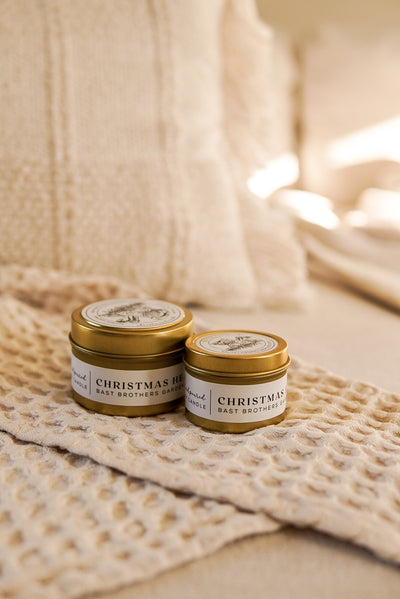 04 Ounce Christmas Hearth Tin Candle