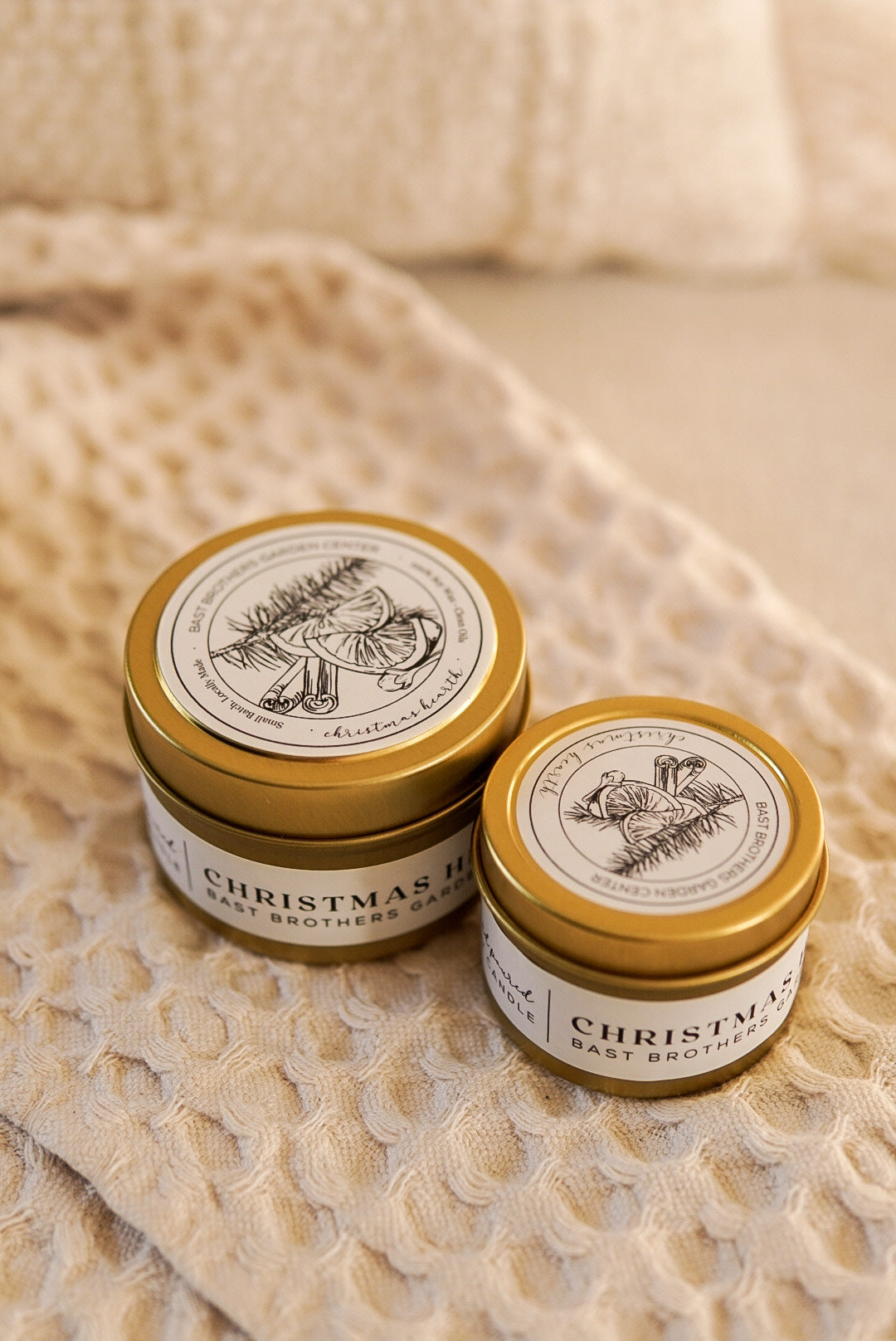 04 Ounce Christmas Hearth Tin Candle