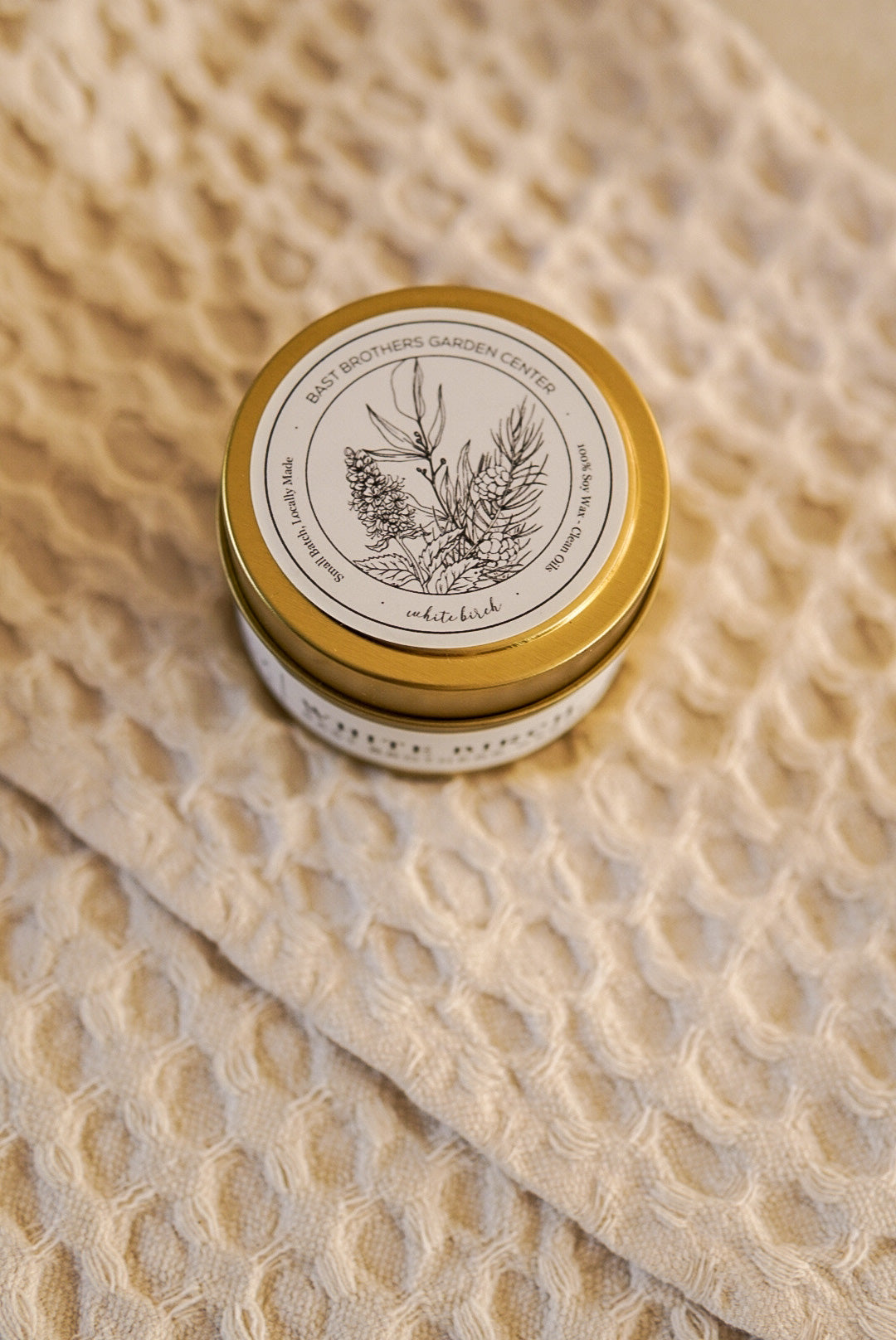 02 Ounce White Birch Tin Candle