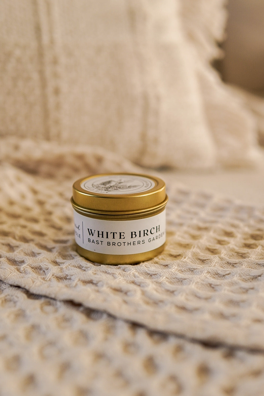 02 Ounce White Birch Tin Candle