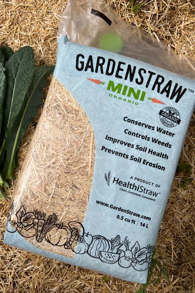 GardenStraw Mini 0.5cf Premium Straw Mulch