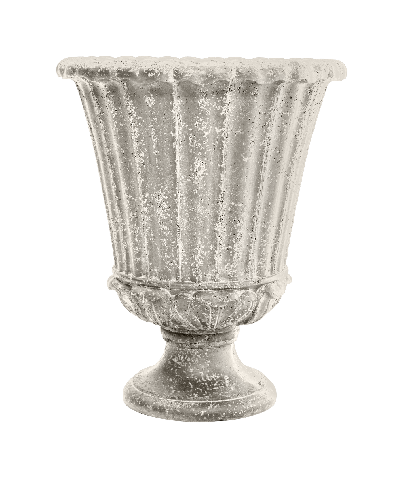 PW 22" Boston Urn Planter, Greige Stone