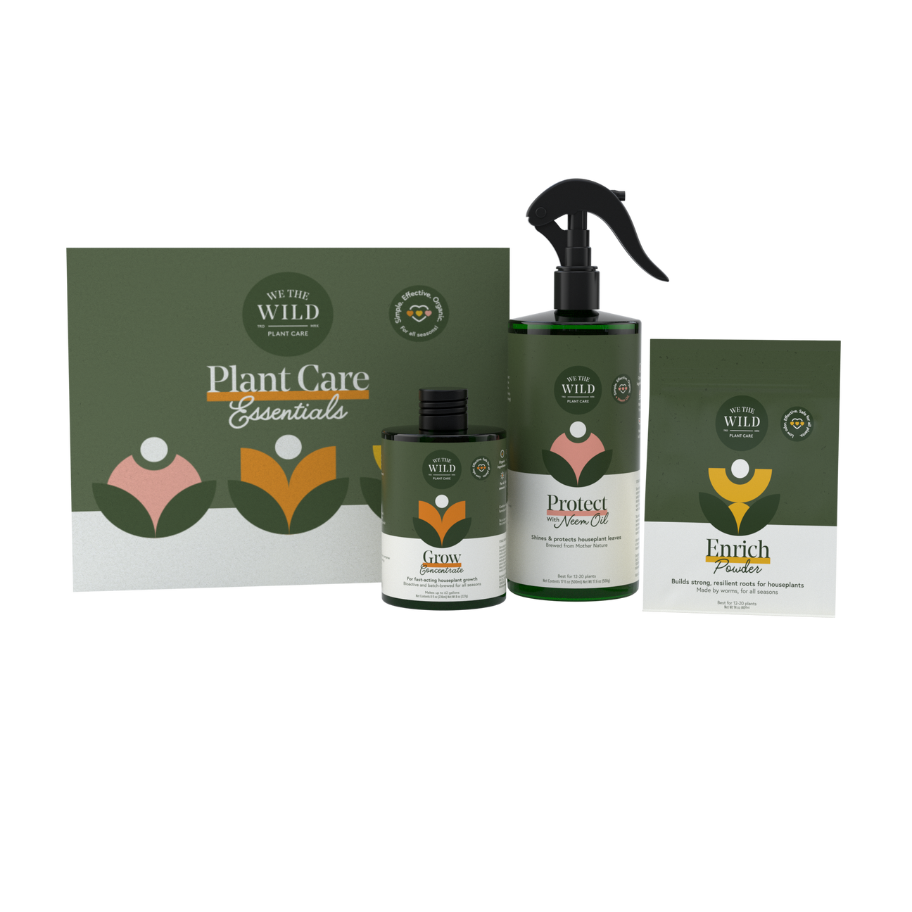 We the Wild Essential Plant Care Kit