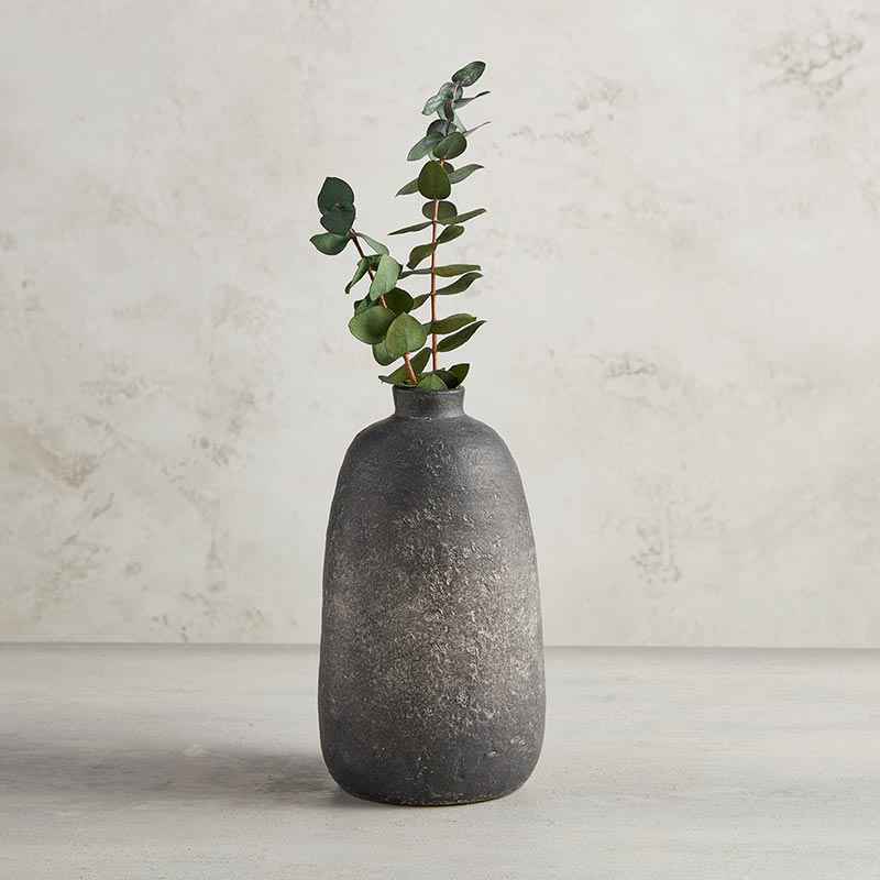 Rustic Vase - Black