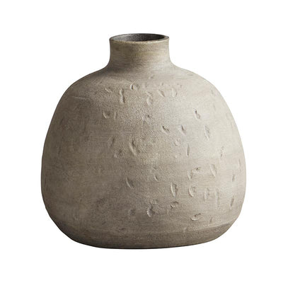 Textured Bud Vase - Gray