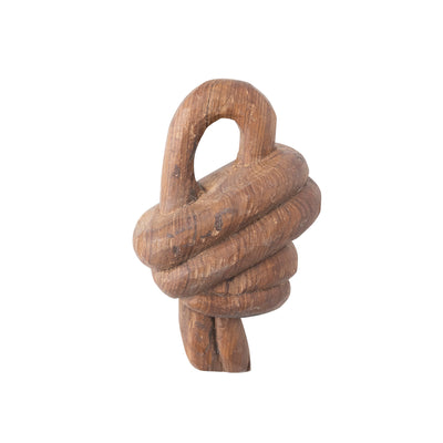Hand-Carved Reclaimed Wood Knot Décor