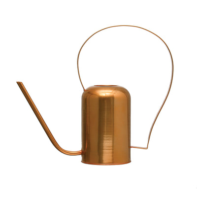 3-1/2 Quart Metal Watering Can, Copper Finish