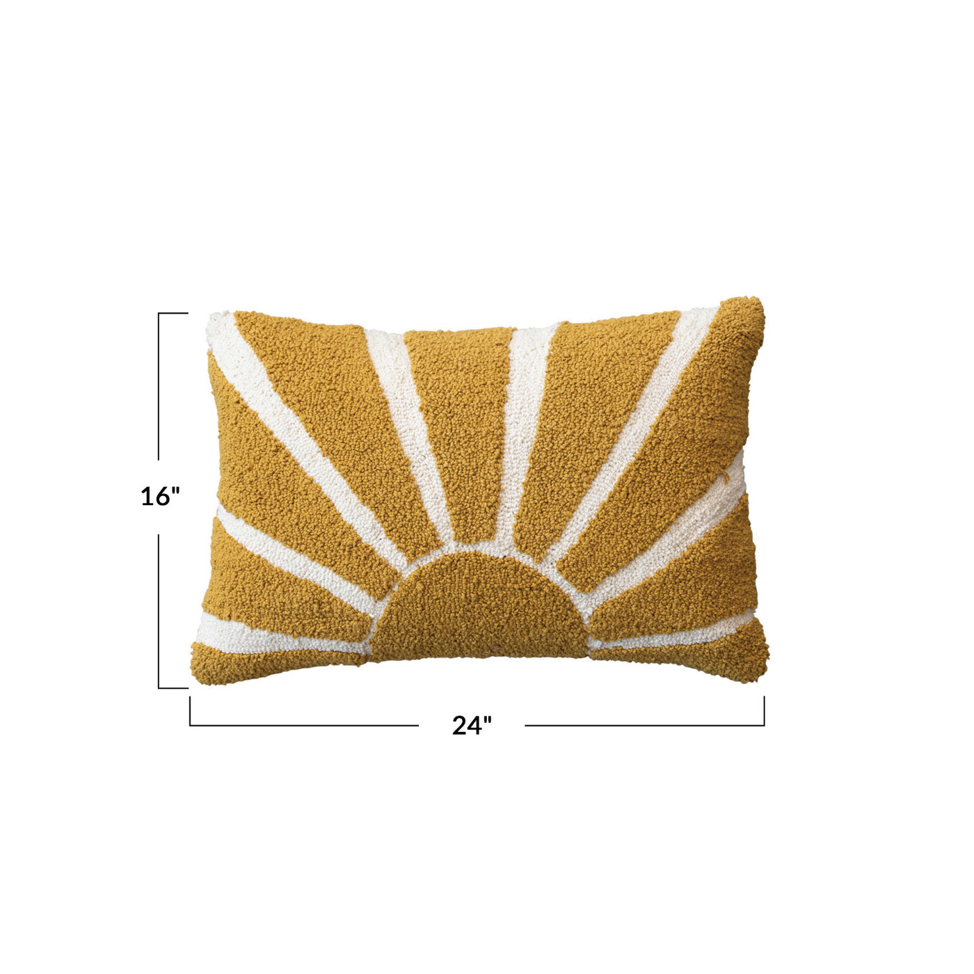Sun Cotton Tufted Lumbar Pillow