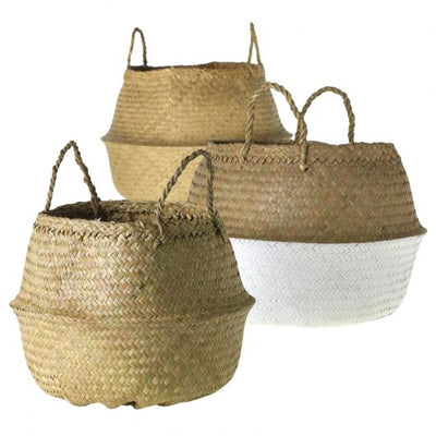 13" Yaya Basket, White