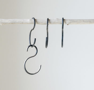 Hand-Forged Iron S-Hook