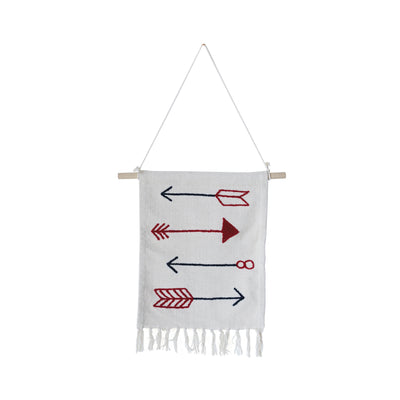Cotton Wall Hanging with Arrows