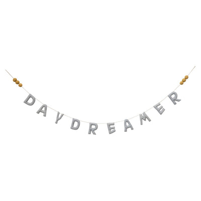 72"L Wool Felt Banner, "Day Dreamer"