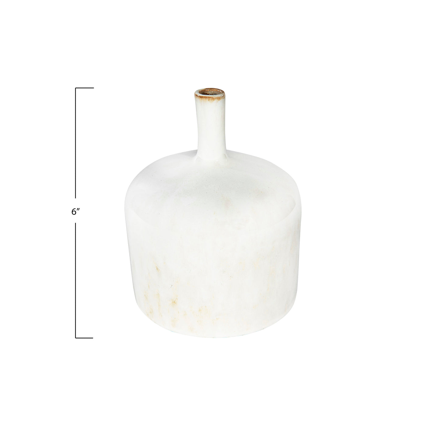 Stoneware Vase with Glaze, Small