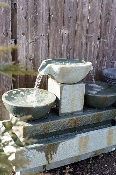 Villandry Medium Verdigris Fountain 35.8x17.3x27.4"